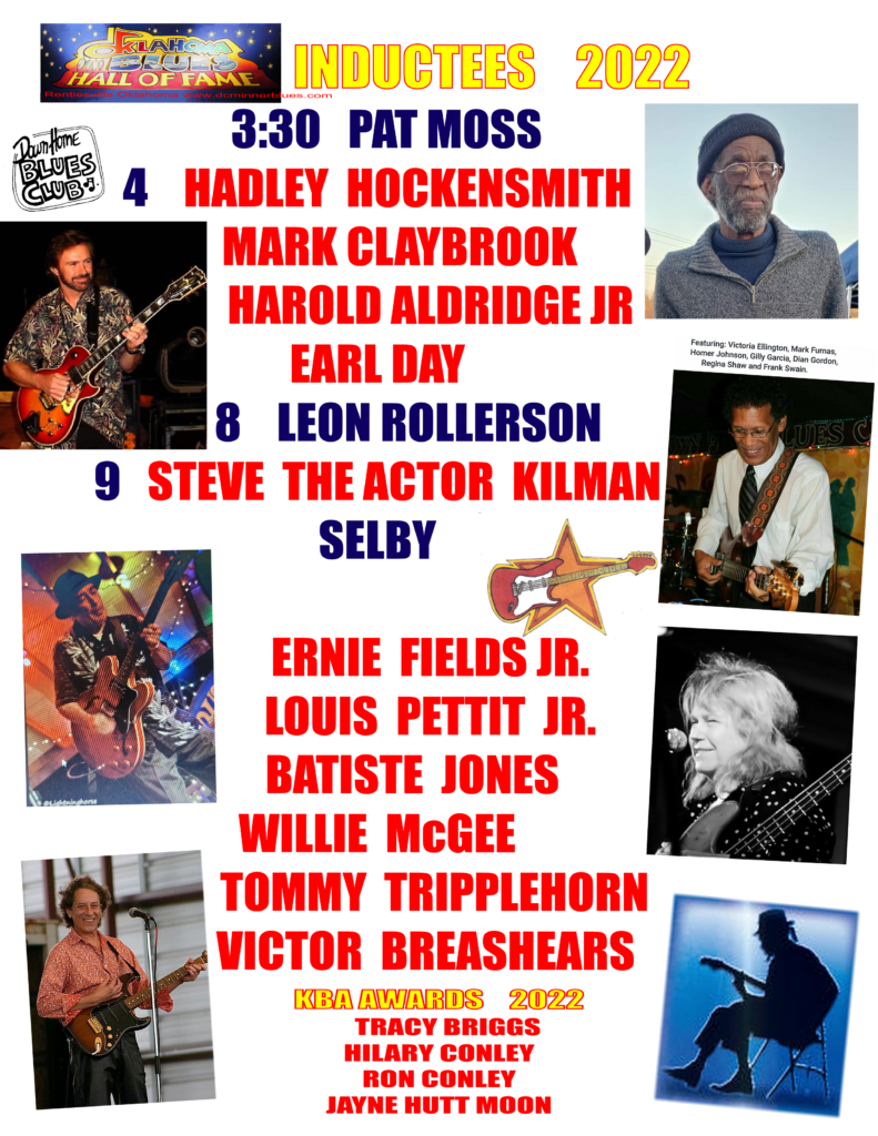 OBHOF Schedule for Music on Sat the 28th of May